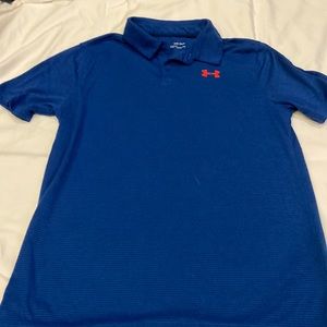 Under Armour polo. Orange logo